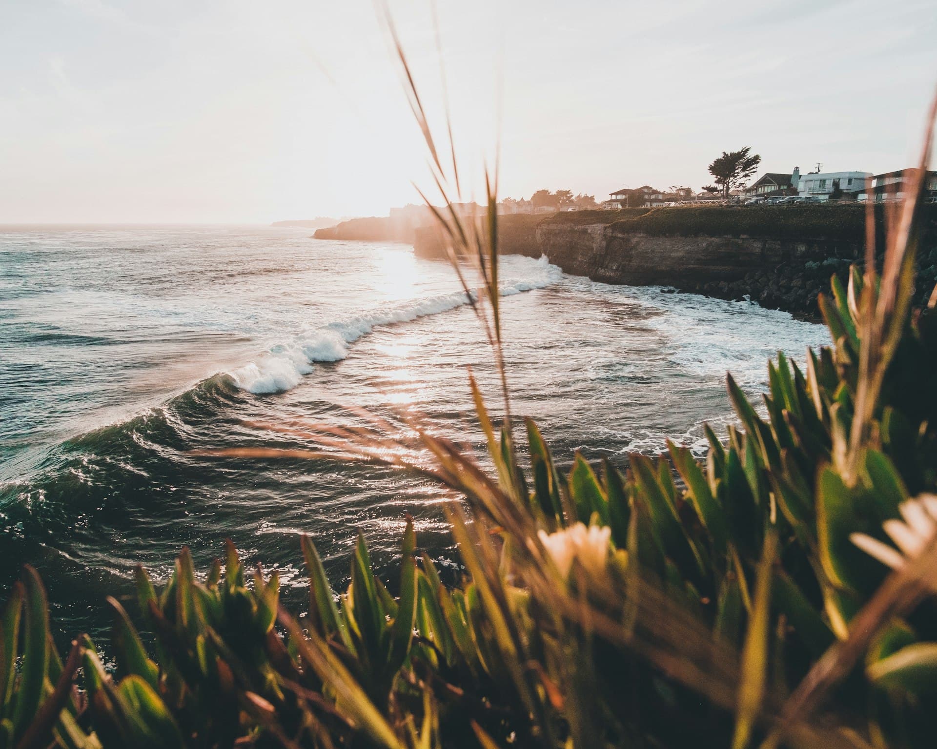 Santa Cruz coast — Pacific Ocean and cliffs
